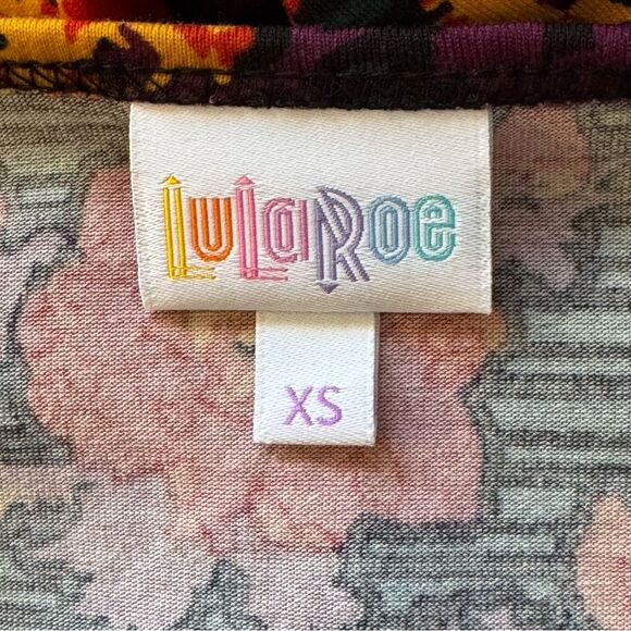 LuLaRoe Women's Floral Tunic - Red and Yellow XL - Picture 6 of 8